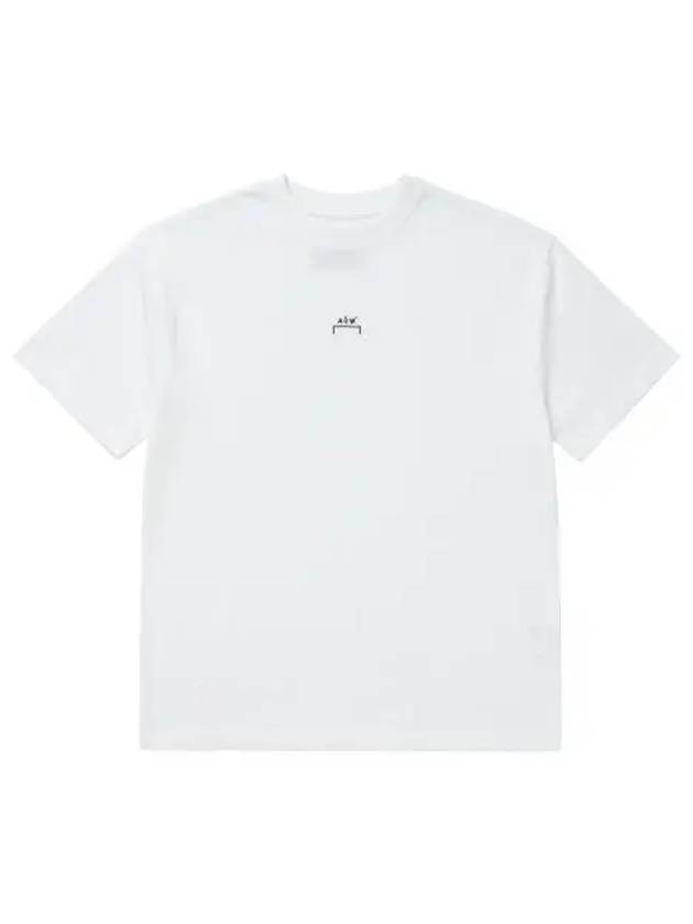 ACWMTS091 WHITE Essential ACW Logo Men's Short Sleeve TShirt - A-COLD-WALL - BALAAN 1