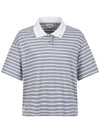 Functional collar striped t-shirt MW3ME290BLU - P_LABEL - BALAAN 6