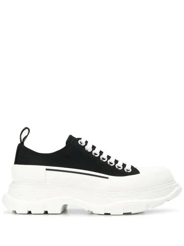 Tread Slick Sneakers White Black - ALEXANDER MCQUEEN - BALAAN 1