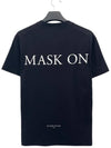 Mask On Paint Short Sleeve T-Shirt Black - IH NOM UH NIT - BALAAN 3