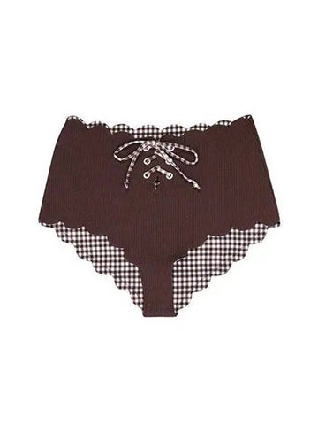 Lace up bikini brown SB134 0 - MARYSIA - BALAAN 1