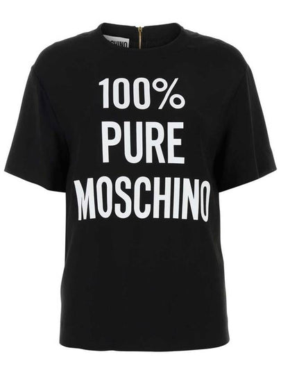 Shirt J02150533 1555 Black - MOSCHINO - BALAAN 2