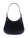 Medium Leather Shoulder Bag Black - PRADA - BALAAN 3