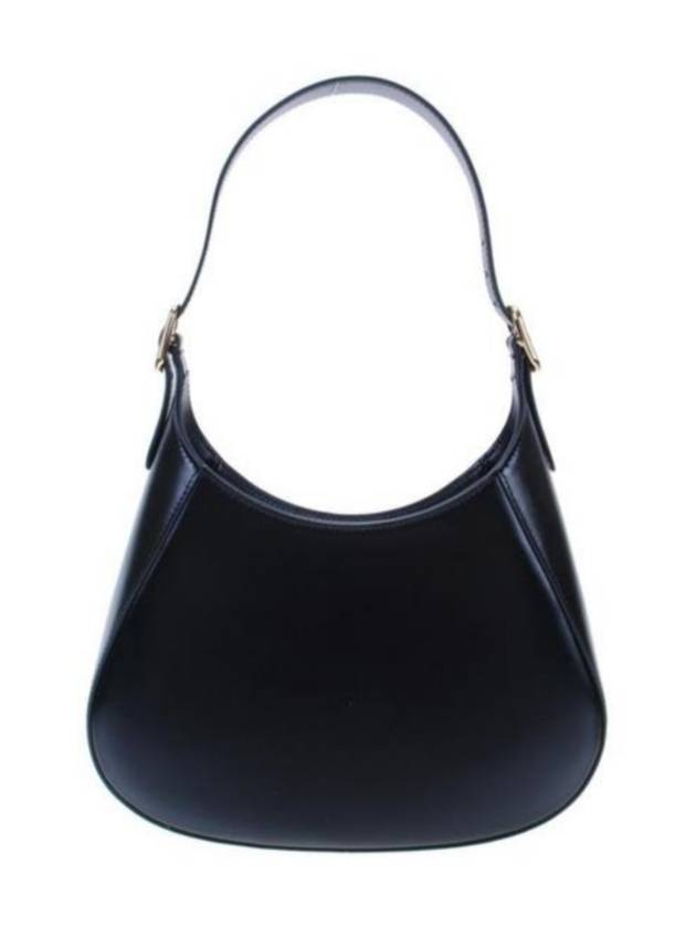 Medium Leather Shoulder Bag Black - PRADA - BALAAN 3