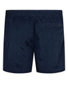 garment-dyed nylon metal logo swim shorts Avio blue - STONE ISLAND - BALAAN.