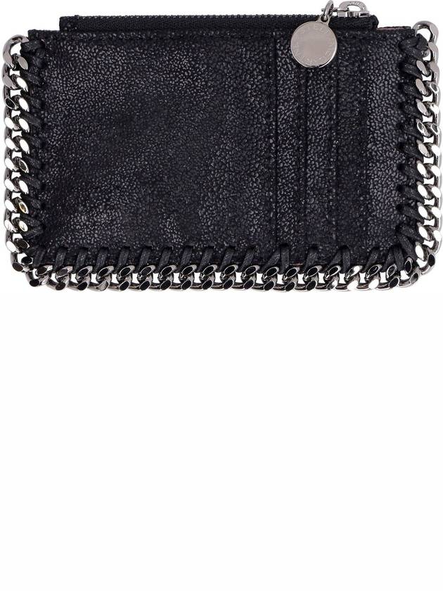 silver Falabella card wallet black - STELLA MCCARTNEY - BALAAN 4