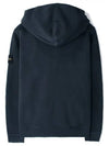 Stone Island Hooded Sweatshirt 811563341 V0120 Blue - STONE ISLAND - BALAAN 3