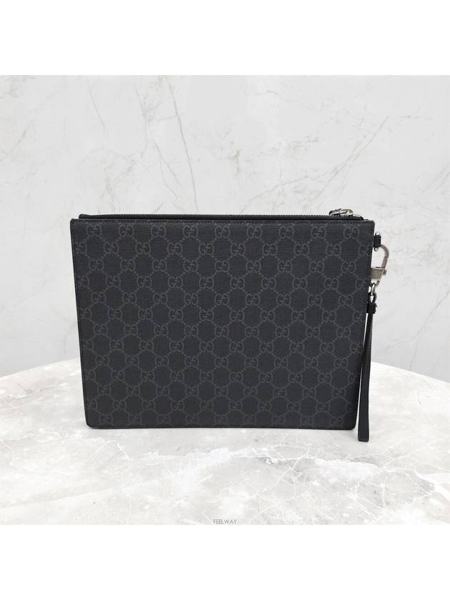 Lux You GG Supreme Wolf Strap Clutch - GUCCI - BALAAN 3