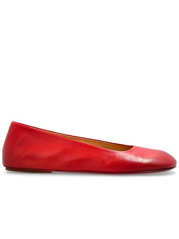 Marsell Leather Ballet Flats Bama, Women's, Red - MARSELL - BALAAN 1