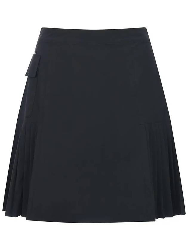 1st Side pleated miniskirt MW3MS245LGY - P_LABEL - BALAAN 6