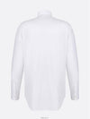 Handwritten 1947 Cotton Poplin Long Sleeve Shirt White - DIOR - BALAAN 6