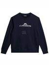 Alpha Crew Neck AMJS08922 6855 Men's Alpha Crew Neck - J.LINDEBERG - BALAAN 2