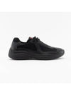 America's Cup Leather Mesh Low Top Sneakers Black - PRADA - BALAAN 2