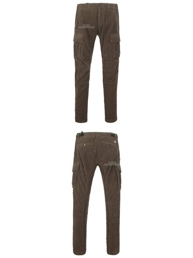 CP Company 19FW 07CMPA179A 005624G 661 Lens Wappen Corduroy Cargo Pants Khaki Brown Men’s Pants TR - CP COMPANY - BALAAN 5