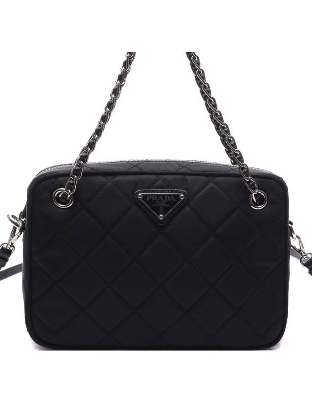 Nylon Quilted Tessuto Mini Shoulder Bag Black - PRADA - BALAAN 3