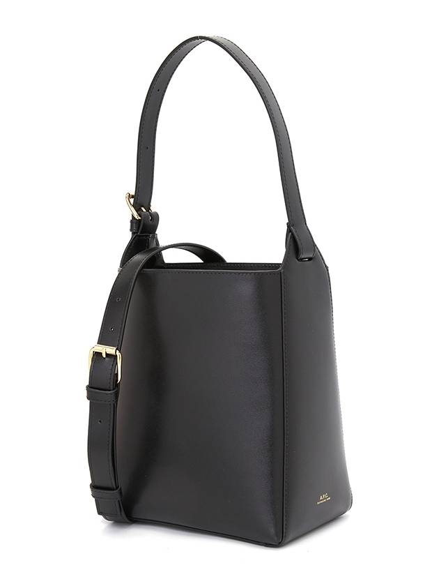 Virginie Leather Small Shoulder Bag Black - A.P.C. - BALAAN 3