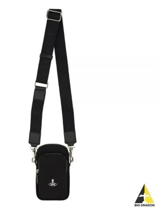 Re-Nylon Phone Cross Bag Black - VIVIENNE WESTWOOD - BALAAN 2