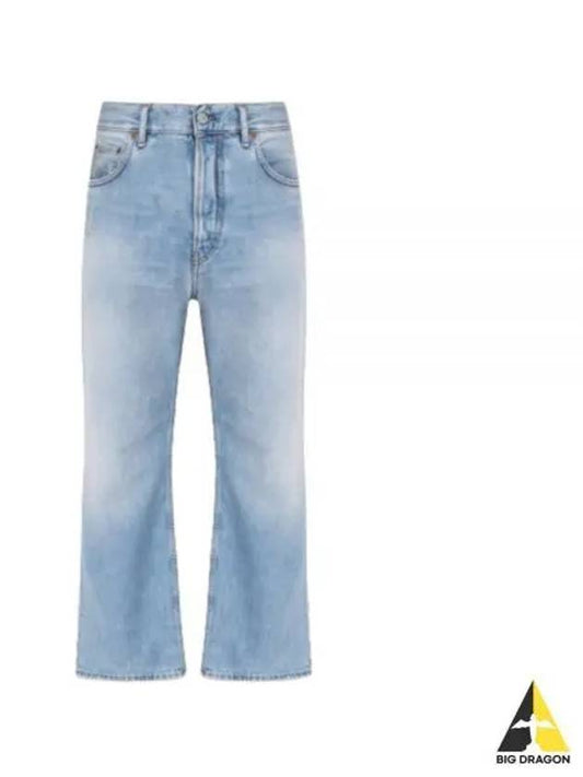 Loose Fit Straight Jeans Light Blue - ACNE STUDIOS - BALAAN 2