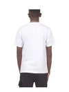 Logo Patch Short Sleeve T-Shirt White - STONE ISLAND - BALAAN 6