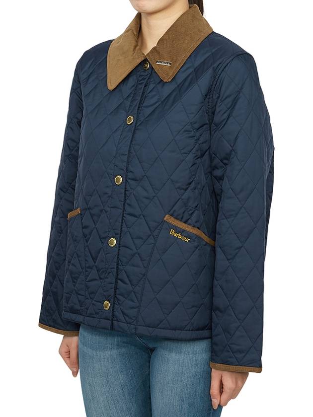 30th Anniversary Riddesdale Crop Quilted Jacket Navy - BARBOUR - BALAAN 6