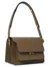 Saffiano Trunk Medium Shoulder Bag Brown - MARNI - BALAAN 3