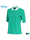 Ribbed Knit Short Sleeve Collar T-shirt DN1LTS014 - DISNEY GOLF - BALAAN 1