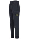 Men's Wappen Patch Training Jogger Pants Navy - STONE ISLAND - BALAAN 4