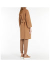 Max Mara Arona Virgin Wool Coat Camel 90160439 045 - S MAX MARA - BALAAN 5