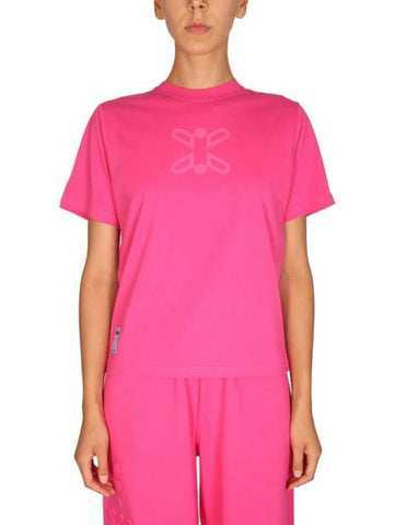 short sleeve t-shirt 624665 RTJ126034 FUCHSIA - ALEXANDER MCQUEEN - BALAAN 1