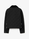 Striped point cropped quilted jacket black - BURBERRY - BALAAN 5