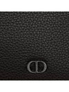 Grain Leather Signature Half Wallet Black - DIOR - BALAAN 6