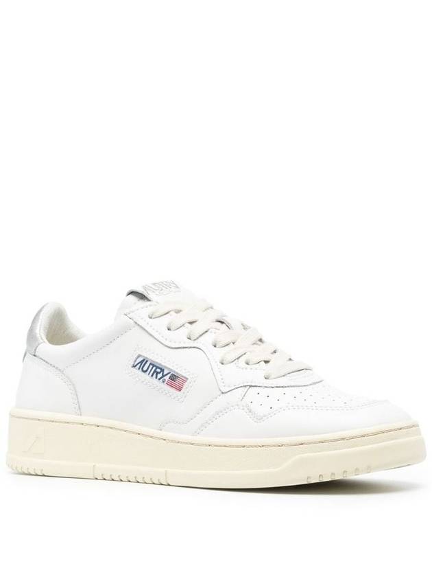 Medalist Silver Tab Low Top Sneakers White - AUTRY - BALAAN 3