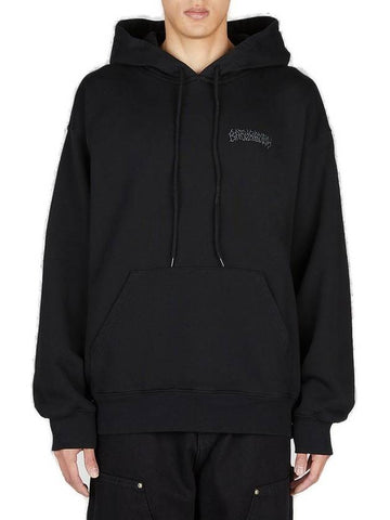 Babybrush Duck Drawstring Hoodie Black - CARHARTT WIP - BALAAN 1