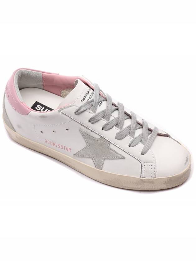 Superstar White Pink Heel Tab Sneakers - GOLDEN GOOSE - BALAAN 4