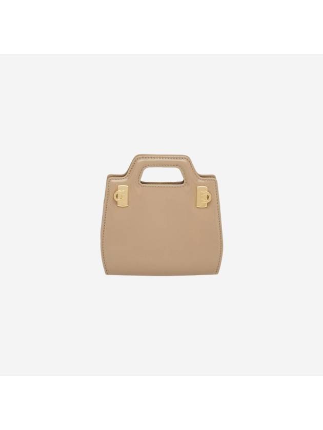 Wanda Micro Cross Bag Beige - SALVATORE FERRAGAMO - BALAAN 1