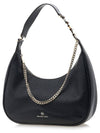 Women's Piper Leather Hobo Shoulder Bag Black - MICHAEL KORS - BALAAN 3