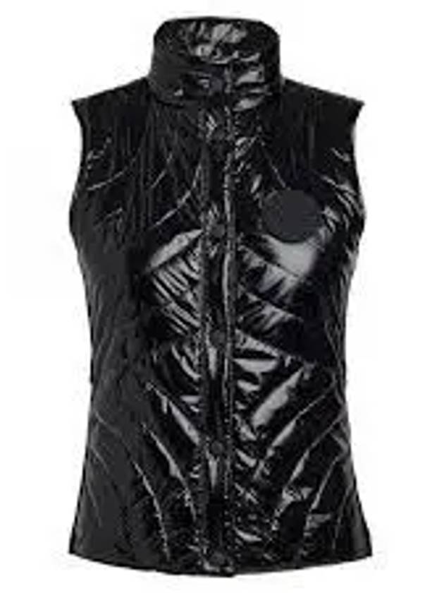 Women's Quilted Nylon Merino Wool Line Vest Black - G/FORE - BALAAN 2