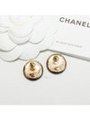 CC logo two tone round black white earrings ABC997 B16125 NW385 - CHANEL - BALAAN 4