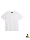 Alpha Logo Print Short Sleeve T-Shirt White - J.LINDEBERG - BALAAN 2