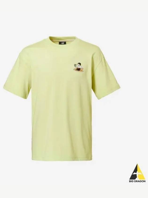 Uni NB Boy Board Shop T Shirt 41 Light Green - NEW BALANCE - BALAAN 1