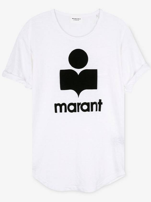 Women s Coldy White T Shirt TS0004FA A1N09E 20WH - ISABEL MARANT - BALAAN 2