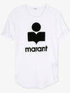 Women s Coldy White T Shirt TS0004FA A1N09E 20WH - ISABEL MARANT - BALAAN 1