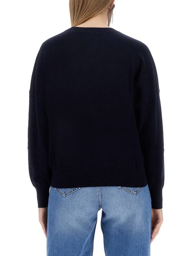 Marisanne Knit Top Navy - ISABEL MARANT ETOILE - BALAAN 4