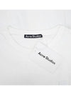 Logo Patch Cotton Short Sleeve T-Shirt White - ACNE STUDIOS - BALAAN 7