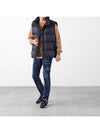 Detachable Sleeve Hooded Padding Navy - BURBERRY - BALAAN 8