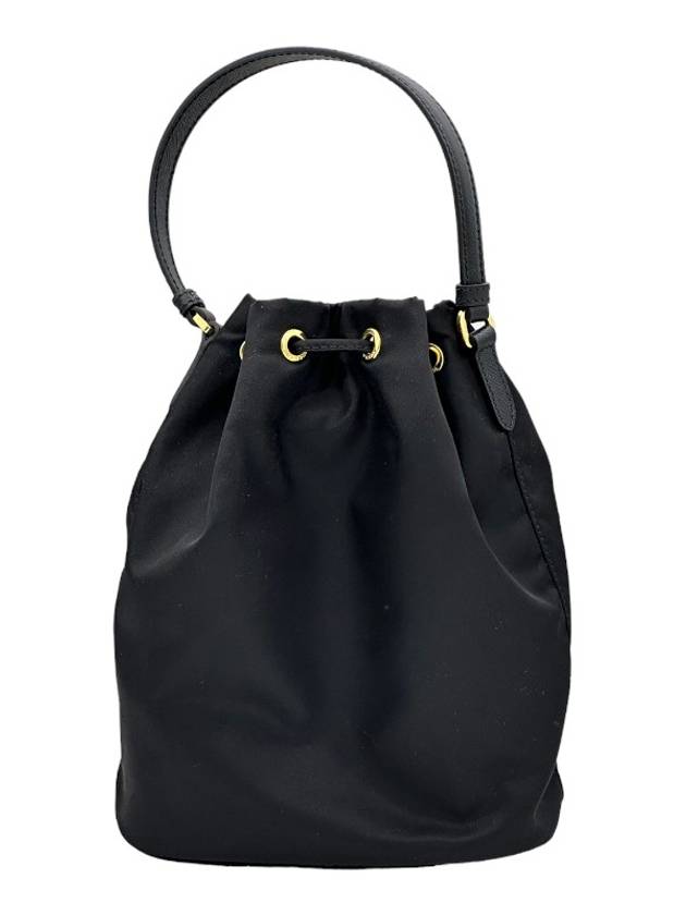 Duet Re-Nylon Bucket Bag Black Gold - PRADA - BALAAN 4