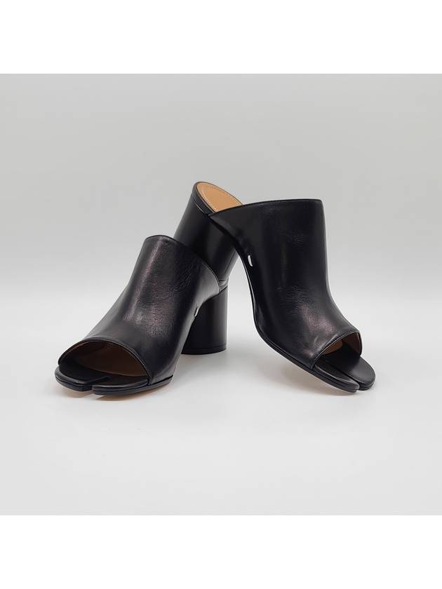 Women's Mule Sandals Heel Black - MAISON MARGIELA - BALAAN.