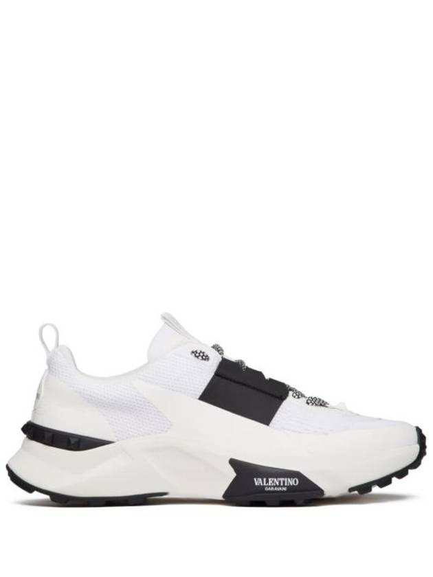 True Act Low-Top Sneakers White Black - VALENTINO - BALAAN 1