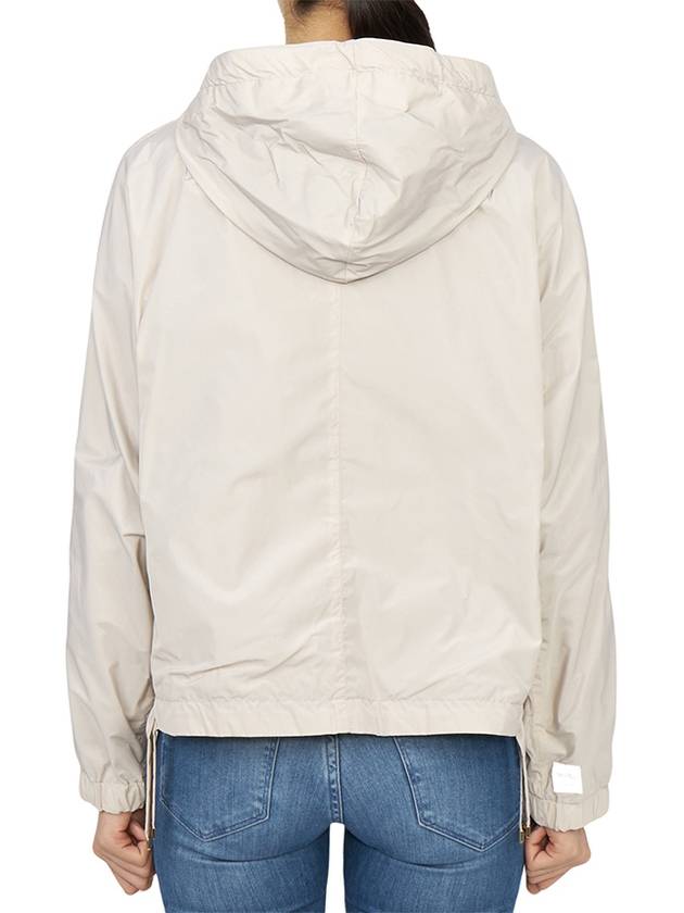 Esportb Hooded Double-Sided Windbreaker Ivory - MAX MARA - BALAAN 6