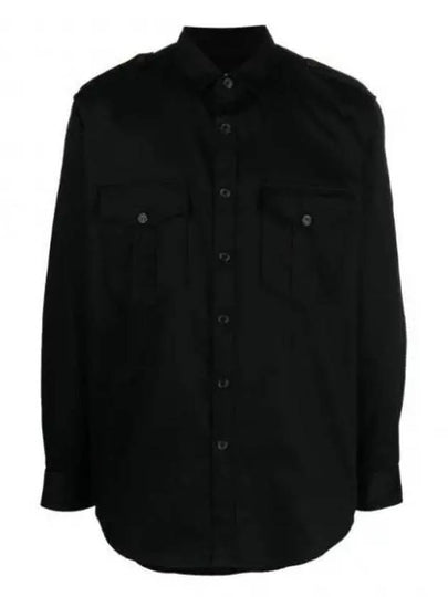 Pomili Long Sleeve Shirt Black - ISABEL MARANT - BALAAN 2